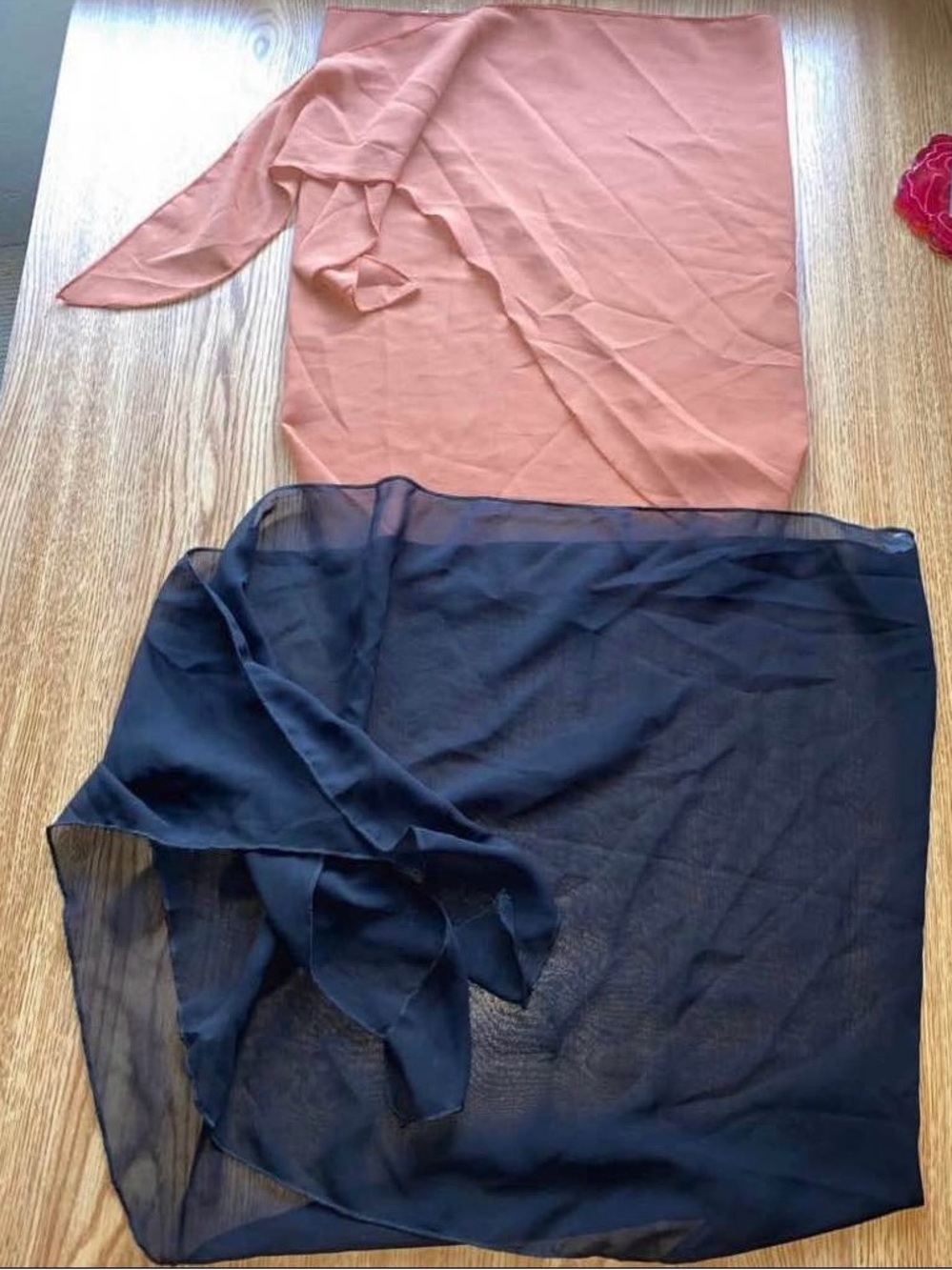 Lightweight Women’s Bikini Coverup- Beige and Black (Like New)